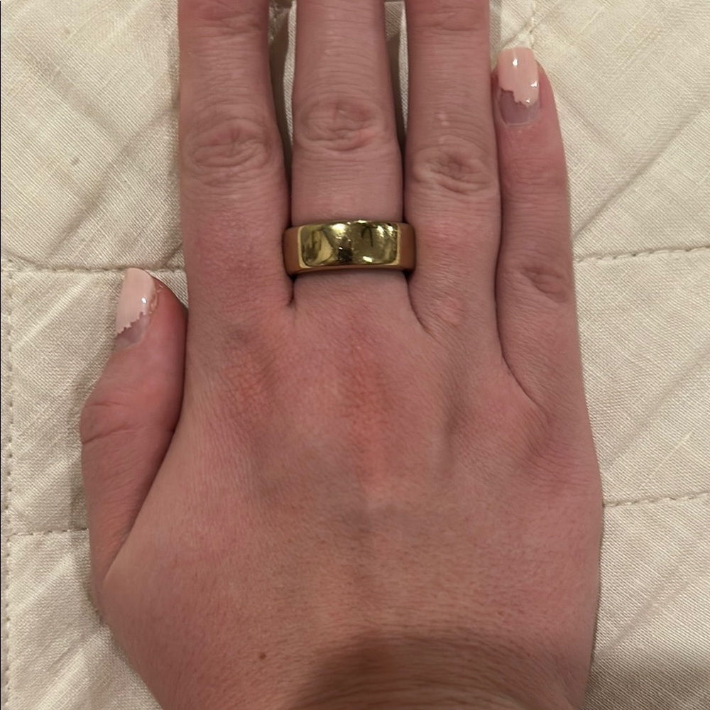 Oura Ring Gen 3 Gold Sz 8